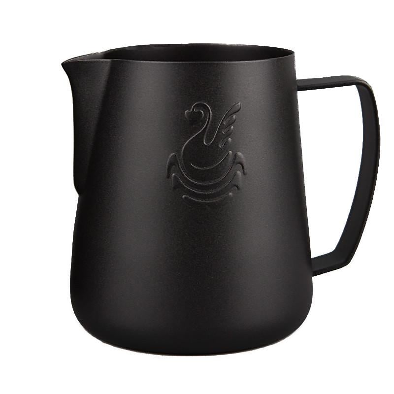 Питчер для молока JibbiJug Typhon нержавеющая сталь 400 мл Black (28525275)