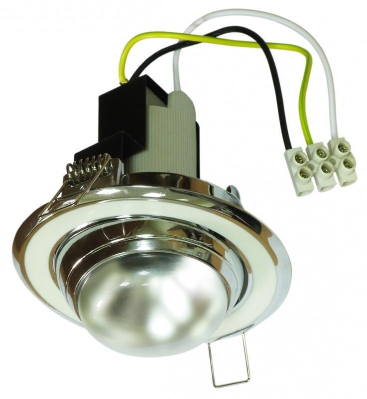 Светильник точечный поворотный RO-50D White/CHR