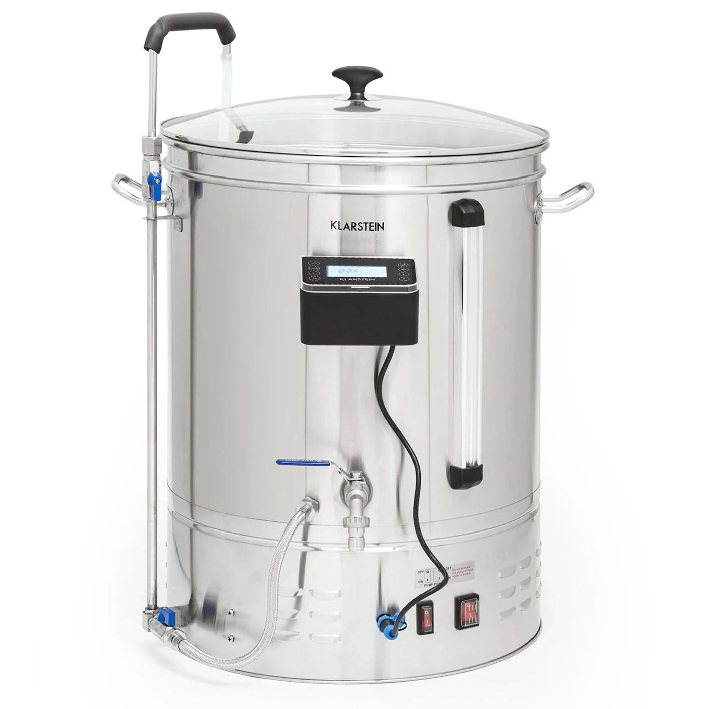Пивоваренная бытовая KLARSTEIN Brauheld Smart 3300W 65L Серебристый (10041154)