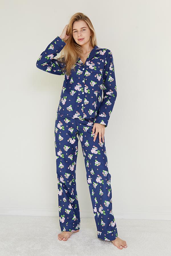 Пижамный костюм фланелевый Forly с брюками XL Inflorescence (FL0057-67-69_XL) - фото 5 Пижамный костюм фланелевый Forly с брюками XL Inflorescence (FL0057-67-69_XL) - фото 5