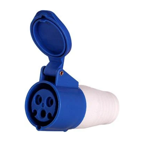 Силовая розетка E.NEXT e.socket.pro.3.16 2P+PE 16А 230 В переносная IP44 Синий (p012016)