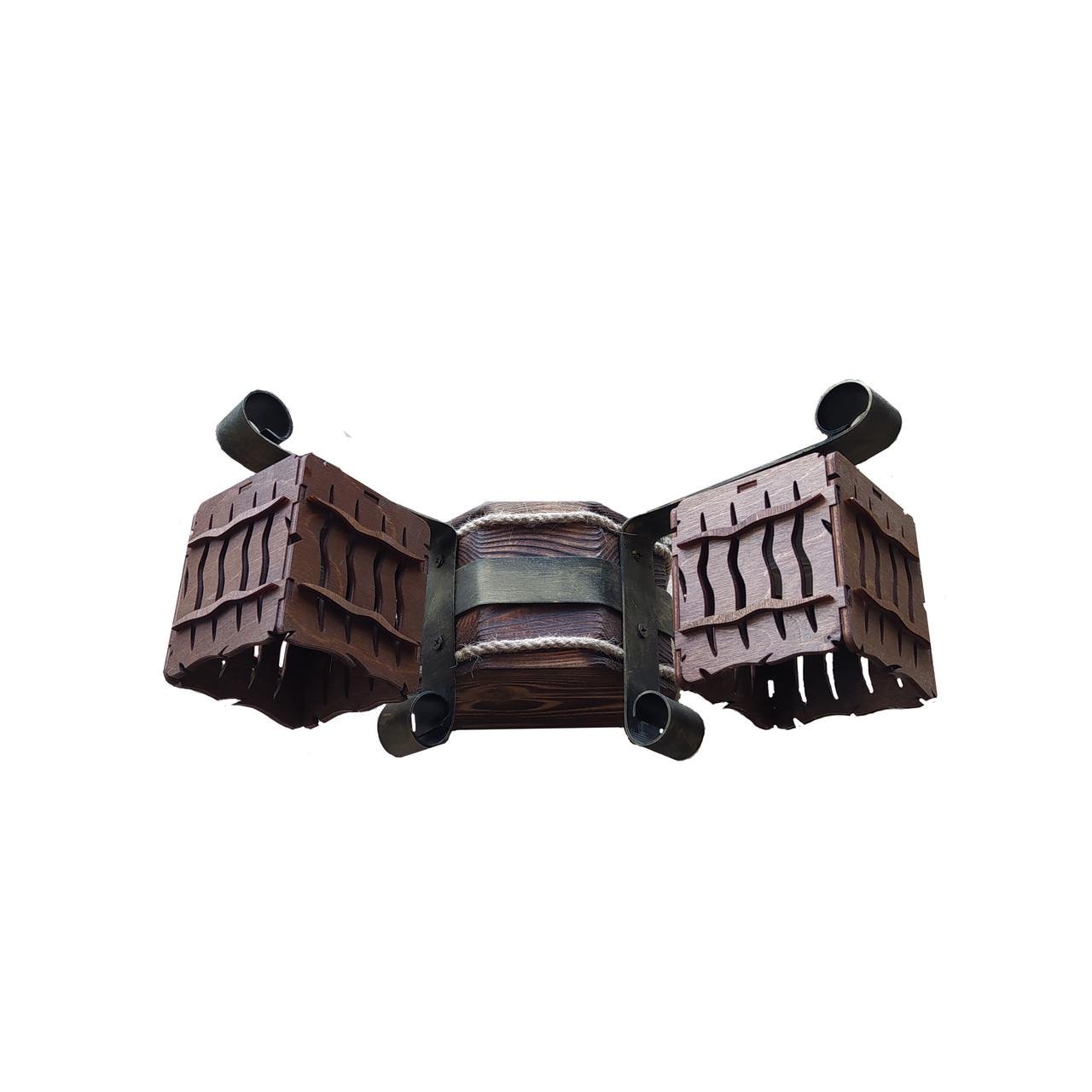 Бра Lighthouse LPR-20106/2W деревянный Коричневый (112201)