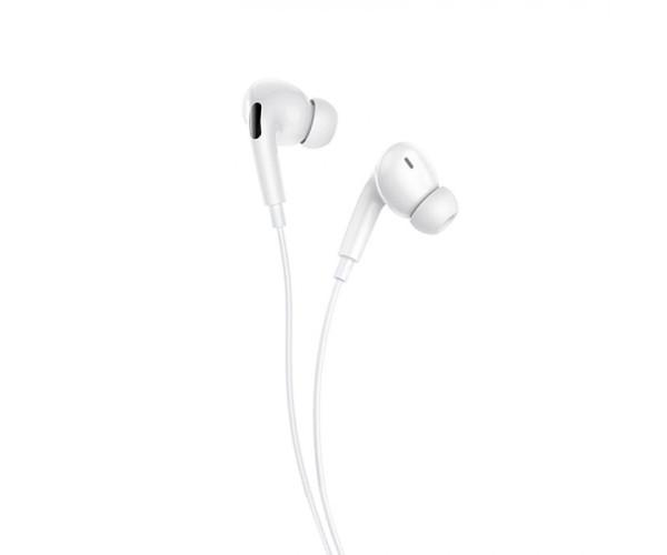 Наушники проводные вакуумные HF Denmen DR06 3,5 мм White