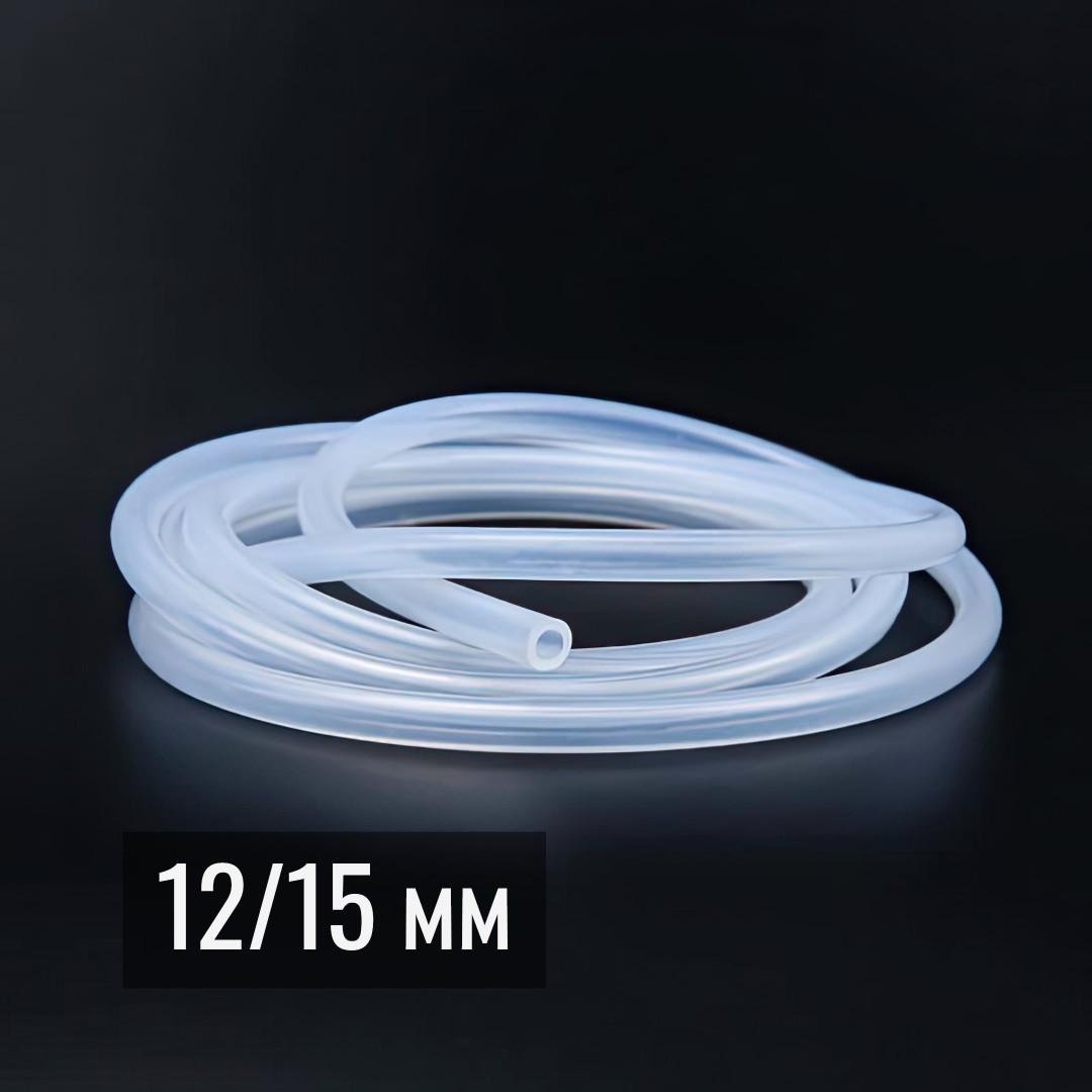 Шланг силіконовий харчовий 12х15 мм Прозорий (2550362489) - фото 2