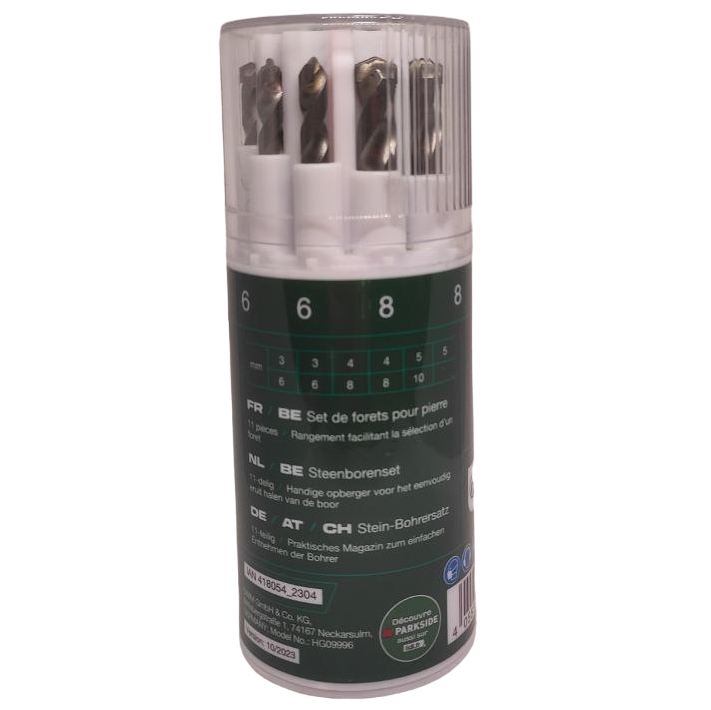 Набор сверл бетона PARKSIDE Set de Forets Pour Pierre 11 шт. - фото 2