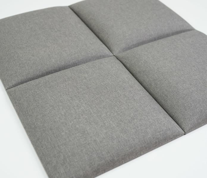 Стінова панель самоклеюча м'яка Soft Pan велюр 30х30х3,7 см матовий Коттон (303006) - фото 3 Стінова панель самоклеюча м'яка Soft Pan велюр 30х30х3,7 см матовий Коттон (303006) - фото 3