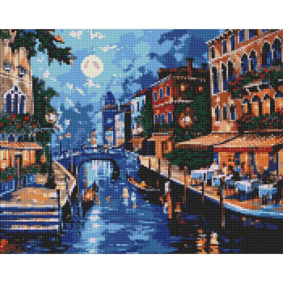 Алмазна мозаїка Ideyka Романтика Італії AMO8048 40х50 см (RLT54690)