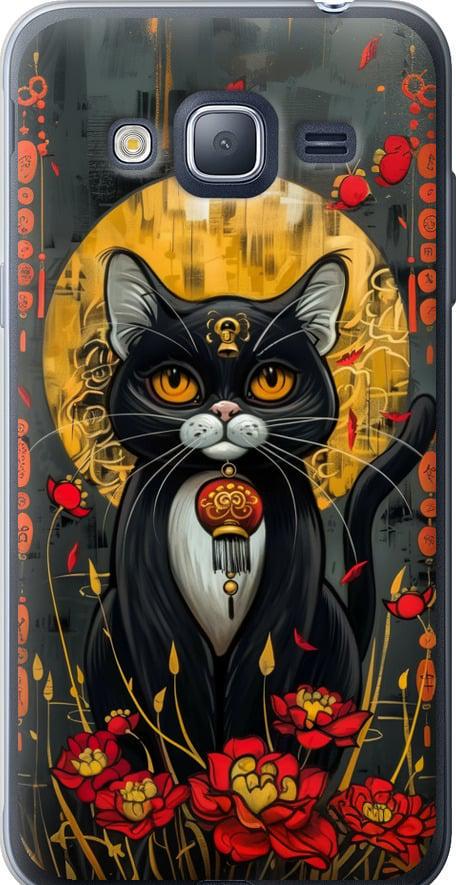 Чехол на Samsung Galaxy J3 Duos (2016) J320H China Cat (6134t-265-42517) Чехол на Samsung Galaxy J3 Duos (2016) J320H China Cat (6134t-265-42517)