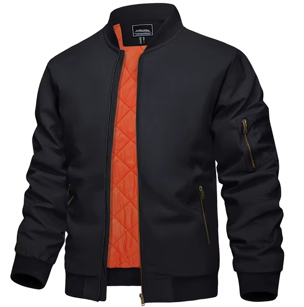 Куртка-бомбер мужская XL Черный (33387770)