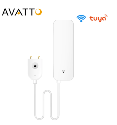 Датчик утечки воды Tuya AVATTO Wi-Fi приложение Smartlife Белый - фото 2