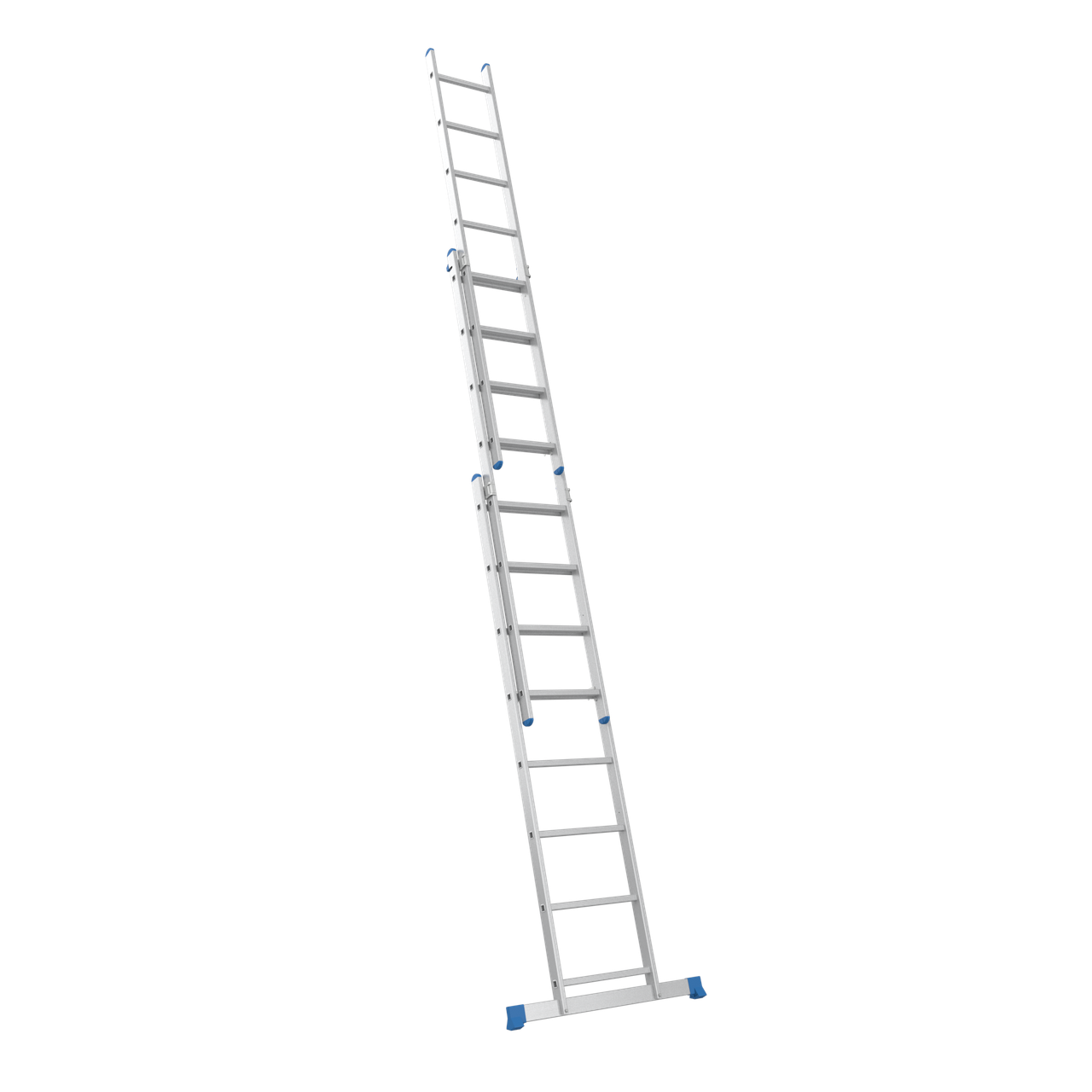 Драбина-стрем'янка алюмінієва Skladcom 3х8 трисекційна 4,43 м - фото 4 Драбина-стрем'янка алюмінієва Skladcom 3х8 трисекційна 4,43 м - фото 4