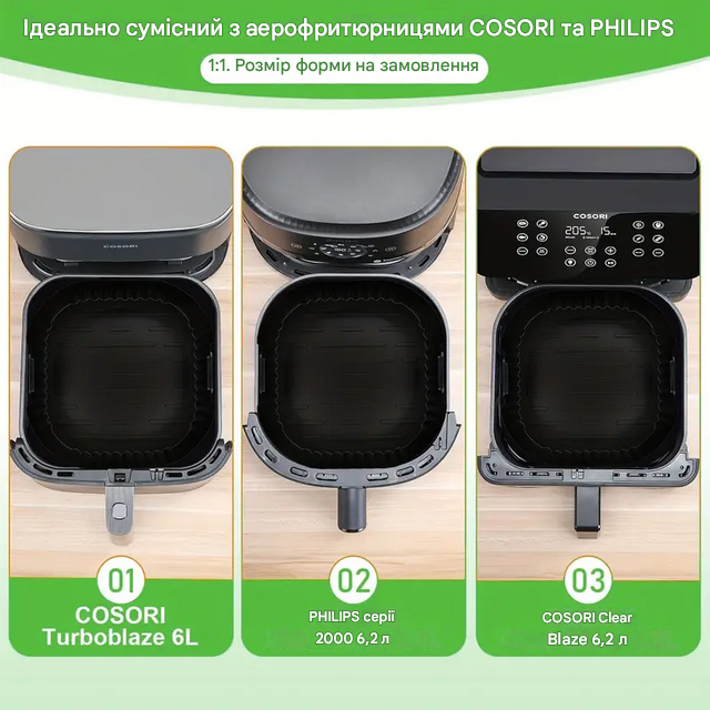 Форма силиконовая квадратная для аэрогриля мультипечи и фритюрницы 21 см (RU-4812) - фото 8 Форма силиконовая квадратная для аэрогриля мультипечи и фритюрницы 21 см (RU-4812) - фото 8