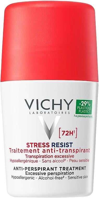 Дезодорант-антиперспирант шариковый интенсивный Vichy Stress Resist Deodorant для защиты в стрессовых ситуациях