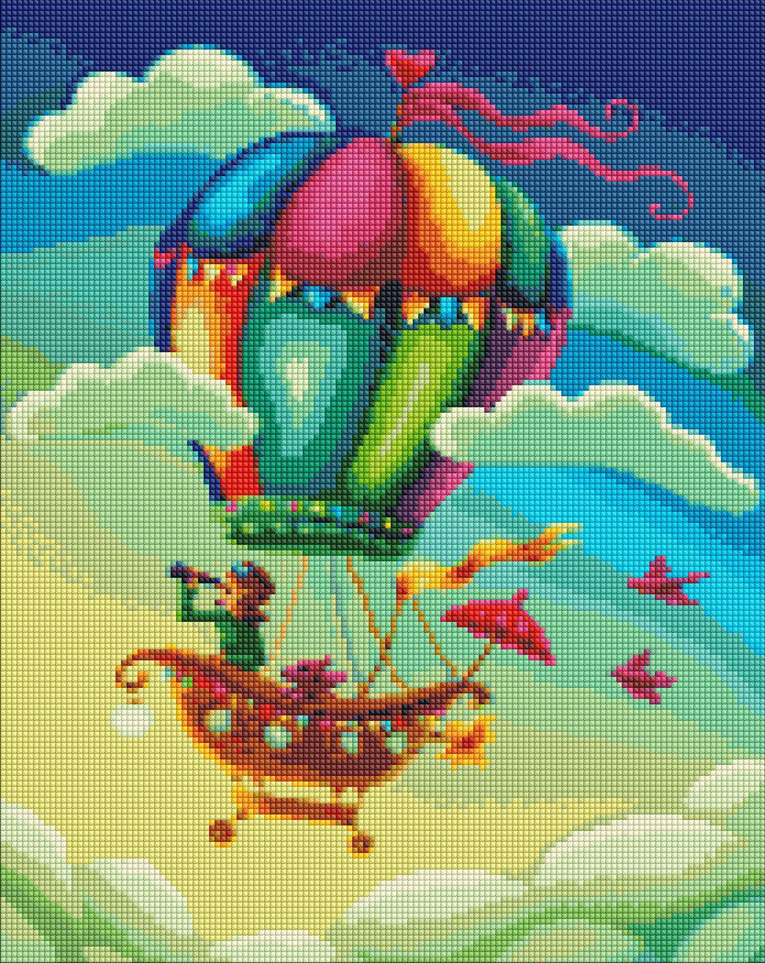 Алмазная мозаика Идейка Путешественники 40x50 см (AMO7315)