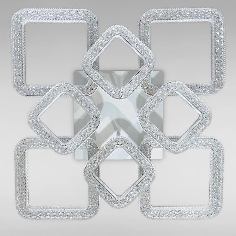 Потолочная люстра LED Light House SC-18203/4+4C 208W 2.4G 590х590х140 мм Белый