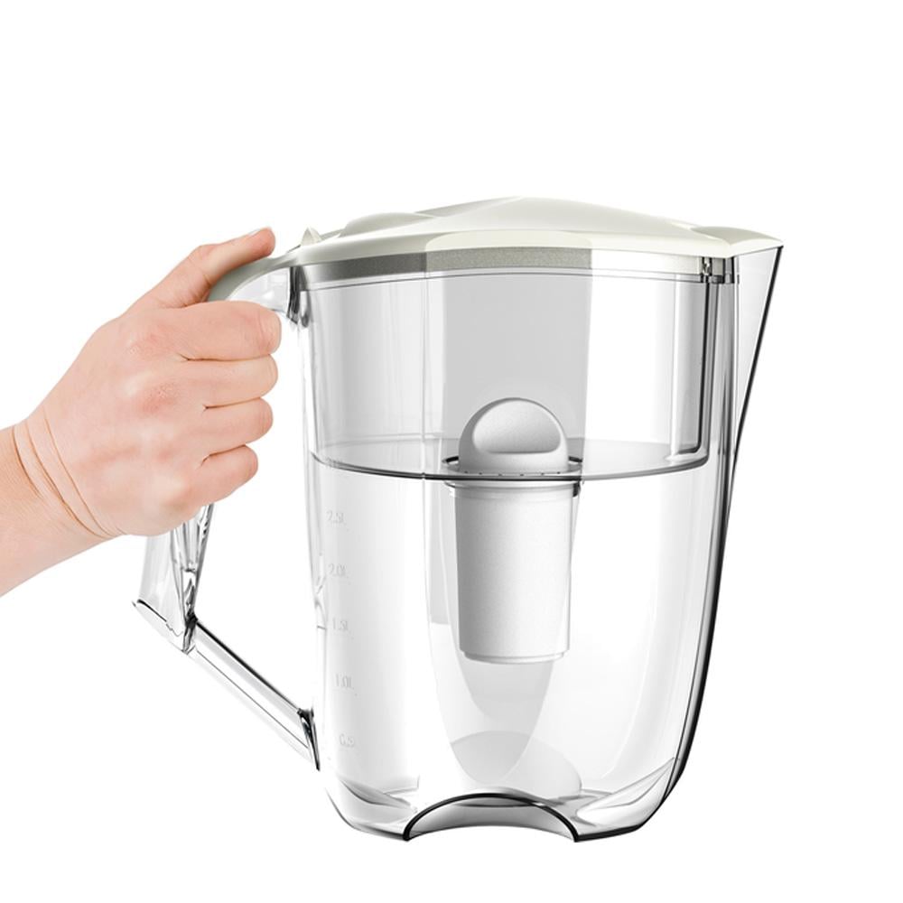 Фільтр-глечик Ecosoft Maxima чотири картриджі Перлинний (55520007) - фото 2 Фільтр-глечик Ecosoft Maxima чотири картриджі Перлинний (55520007) - фото 2