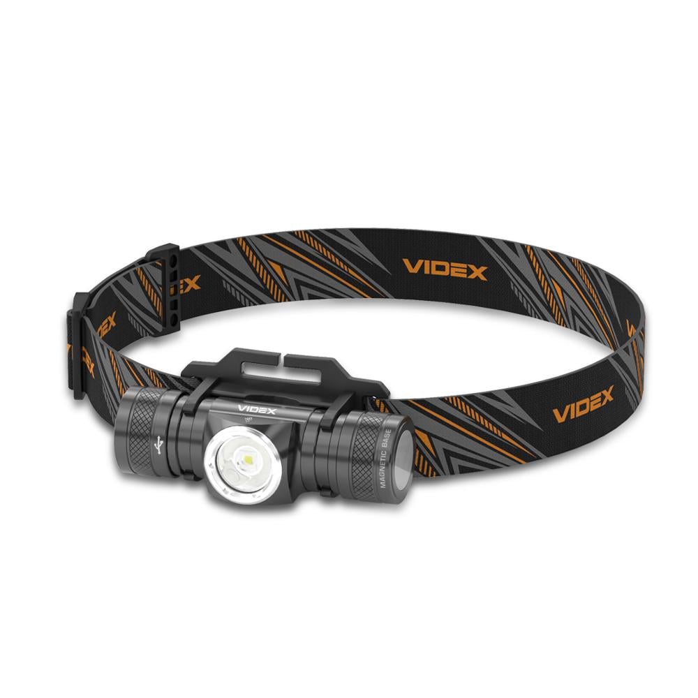 Фонарик налобный светодиодный VIDEX VLF-H065A 1200Lm 5000K (27213)