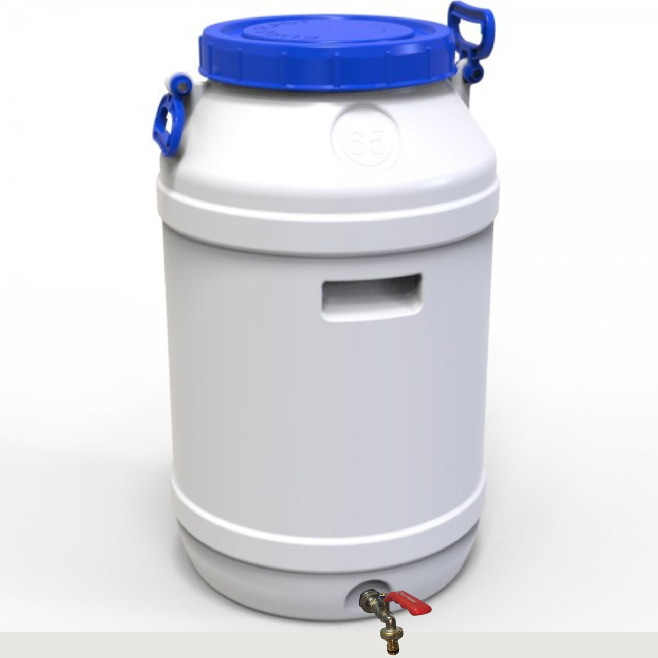 Бидон пищевой Евро Пласт с латунным краном 65 л (172594) - фото 1 Бидон пищевой Евро Пласт с латунным краном 65 л (172594) - фото 1