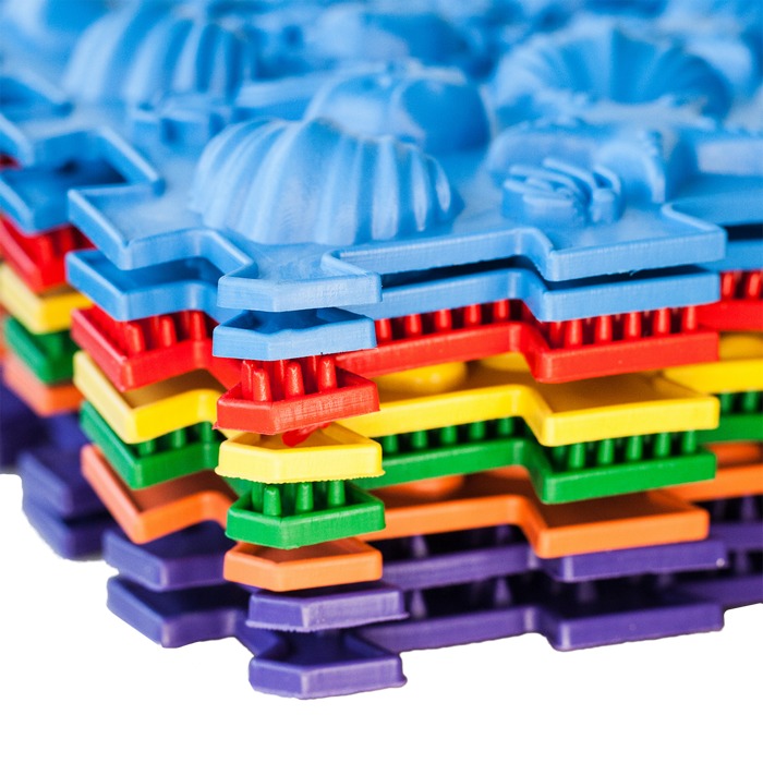 Розвиваючий килимок масажний Пазли Піраміда 1 ел. 26x26 см (OR00001464) - фото 6 Розвиваючий килимок масажний Пазли Піраміда 1 ел. 26x26 см (OR00001464) - фото 6