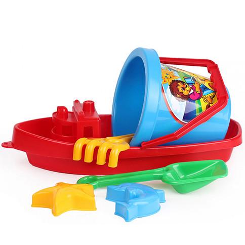 Набор для песочницы Технок Корабль с инструментом (2889)