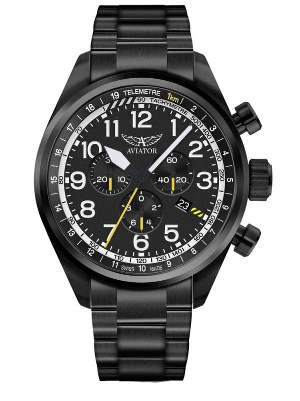 Наручний годинник чоловічий Aviator V.2.25.5.169.5 (592511) Наручний годинник чоловічий Aviator V.2.25.5.169.5 (592511)
