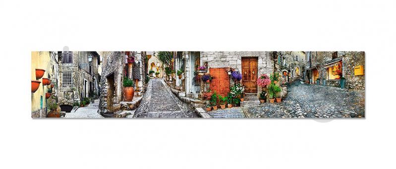 Наклейки кухонный фартук  Zatarga  "Улицы Прованса 01 " 600х3000 мм Серый (Z180308/2)