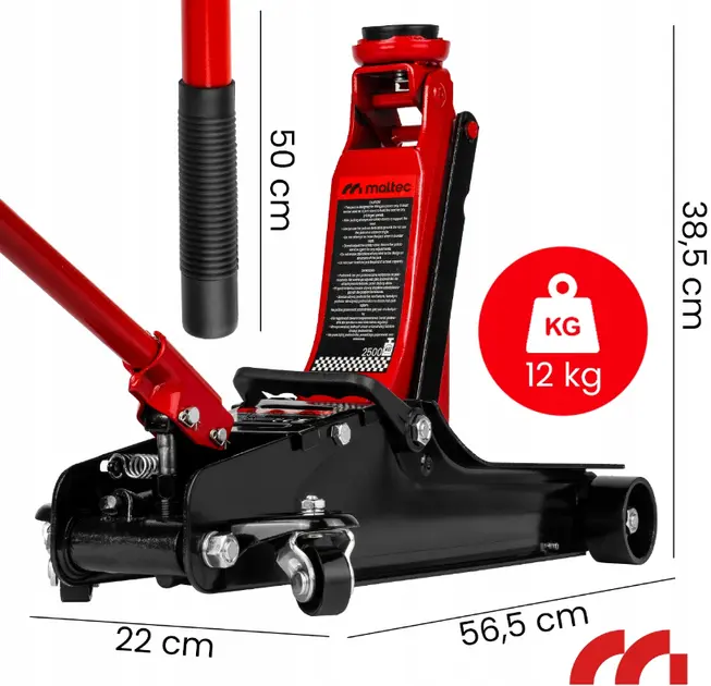 Домкрат гидравлический подкатный низкопрофильный 385 мм 2,5 т - фото 7 Домкрат гидравлический подкатный низкопрофильный 385 мм 2,5 т - фото 7