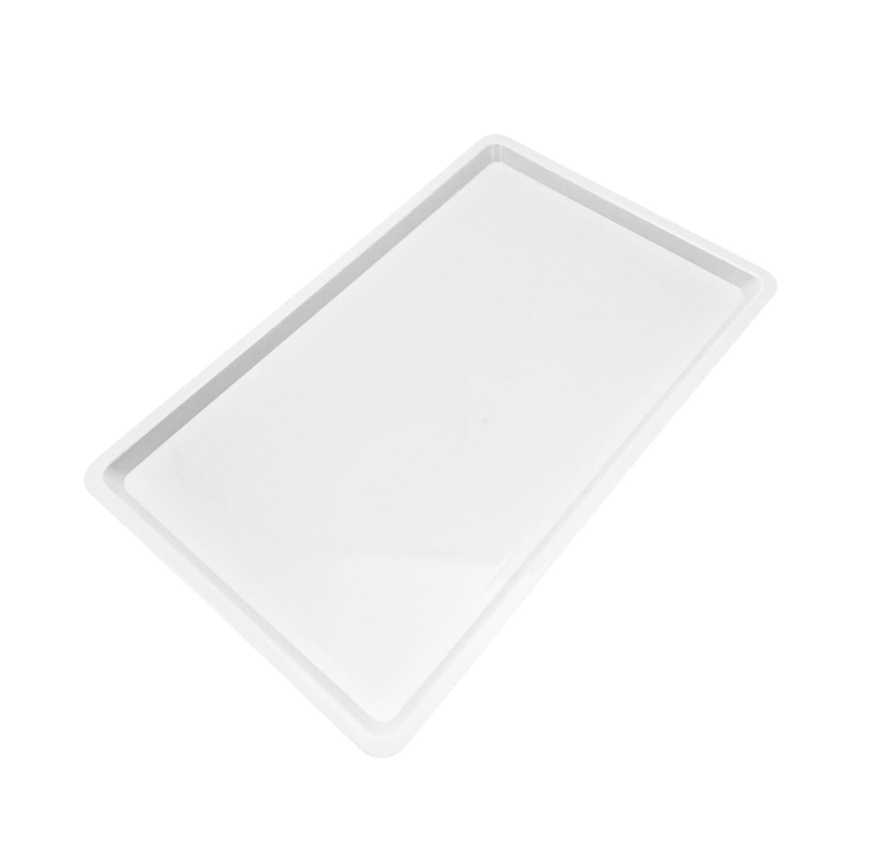 Блюдо One Chef для выкладки из поликарбоната небьющейся прямоугольное 41х26х1,8 см Белый