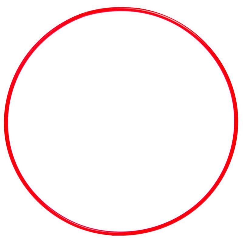 Обруч цельный гимнастический SP-Planeta PK-5048-89 пластиковый Красный (195972)