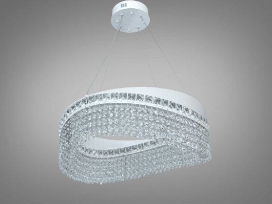 Люстра подвесная светодиодная Diasha 68 Белый (P7027/D500WH)