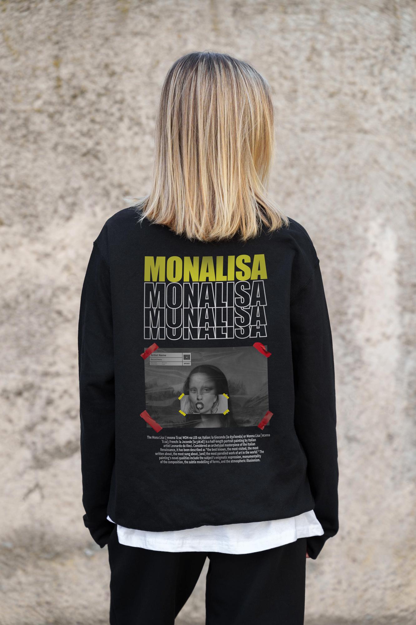 Свитшот оверсайз с принтом Without Monalisa S/M Black (S/M8055634) - фото 8 Свитшот оверсайз с принтом Without Monalisa S/M Black (S/M8055634) - фото 8