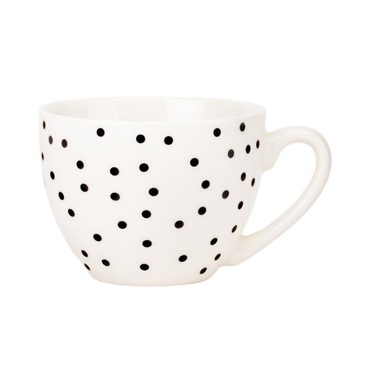 Набор чашек и блюдец Elisey Simple Elegance Collection керамический на 6 персон 12 пр. Белый с принтом (135-81-9194-002.2) - фото 2