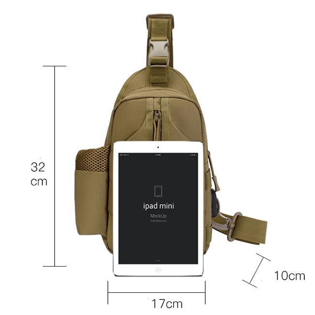 Сумка через плечо из кордуры 5,5л Coyot (tf4834) - фото 7