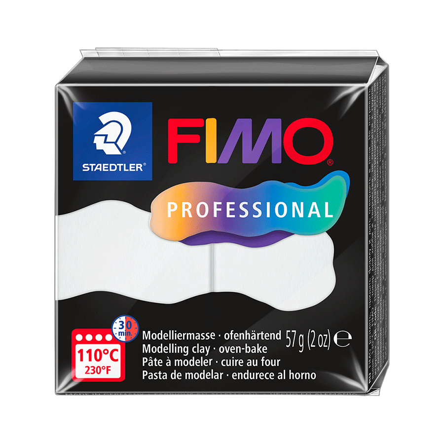 Глина полимерная Fimo Professional 57 г Белый (8040-0)