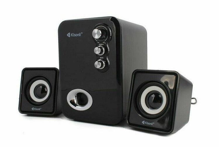 Колонки компьютерные Xo Kisonli U-2100 2.1 USB Черный (5518)