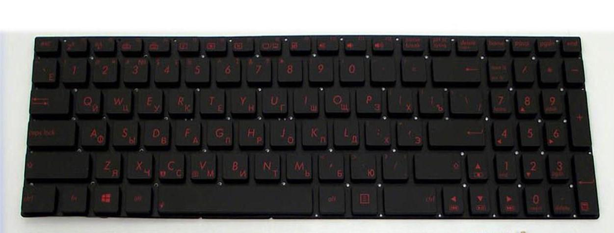 Клавиатура для ноутбука ASUS R750JV подсветка клавиш (90NB00K1-R31RU0)