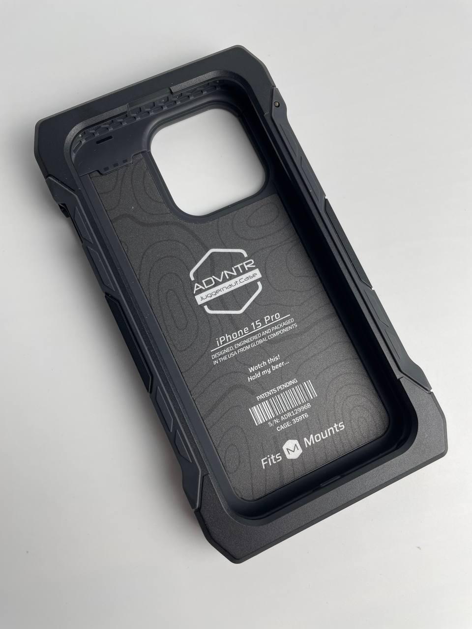 Протиударний чохол Juggernaut Case ADVNTR Black для iPhone 15 Pro - фото 4