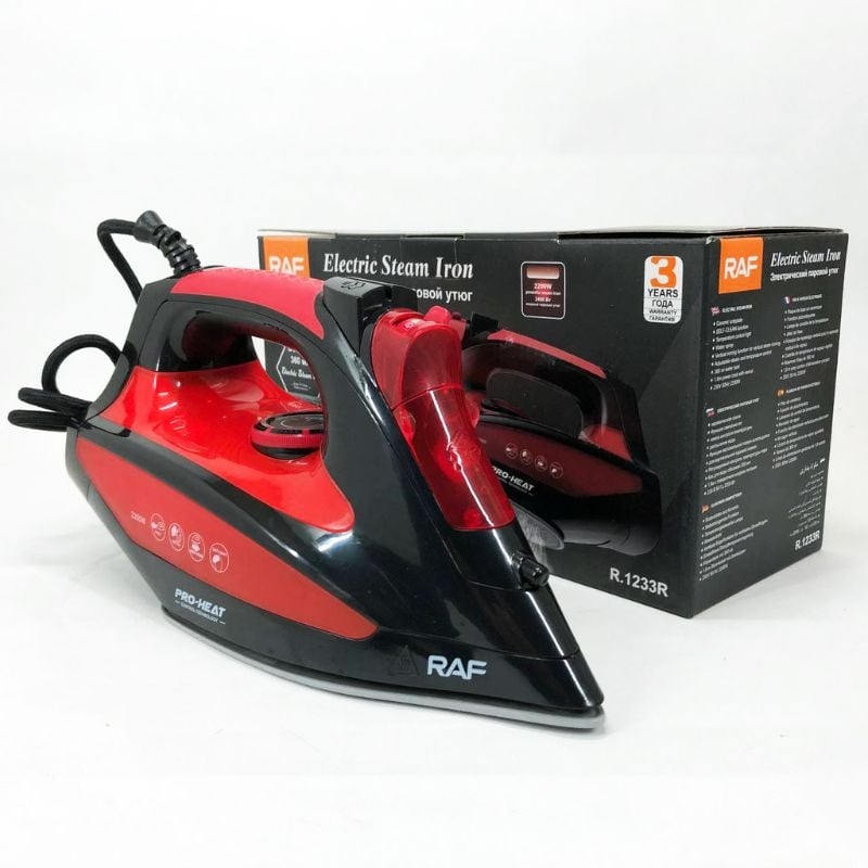 Праска RAF R.1233R керамічна підошва 2200 W (tf7116) - фото 10 Праска RAF R.1233R керамічна підошва 2200 W (tf7116) - фото 10