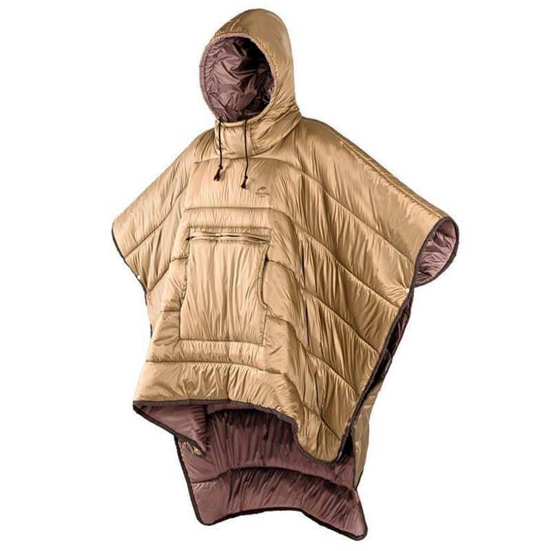 Спальный мешок-пончо Naturehike NH18D010-P Hollow cotton Бронзовый (6927595777022)