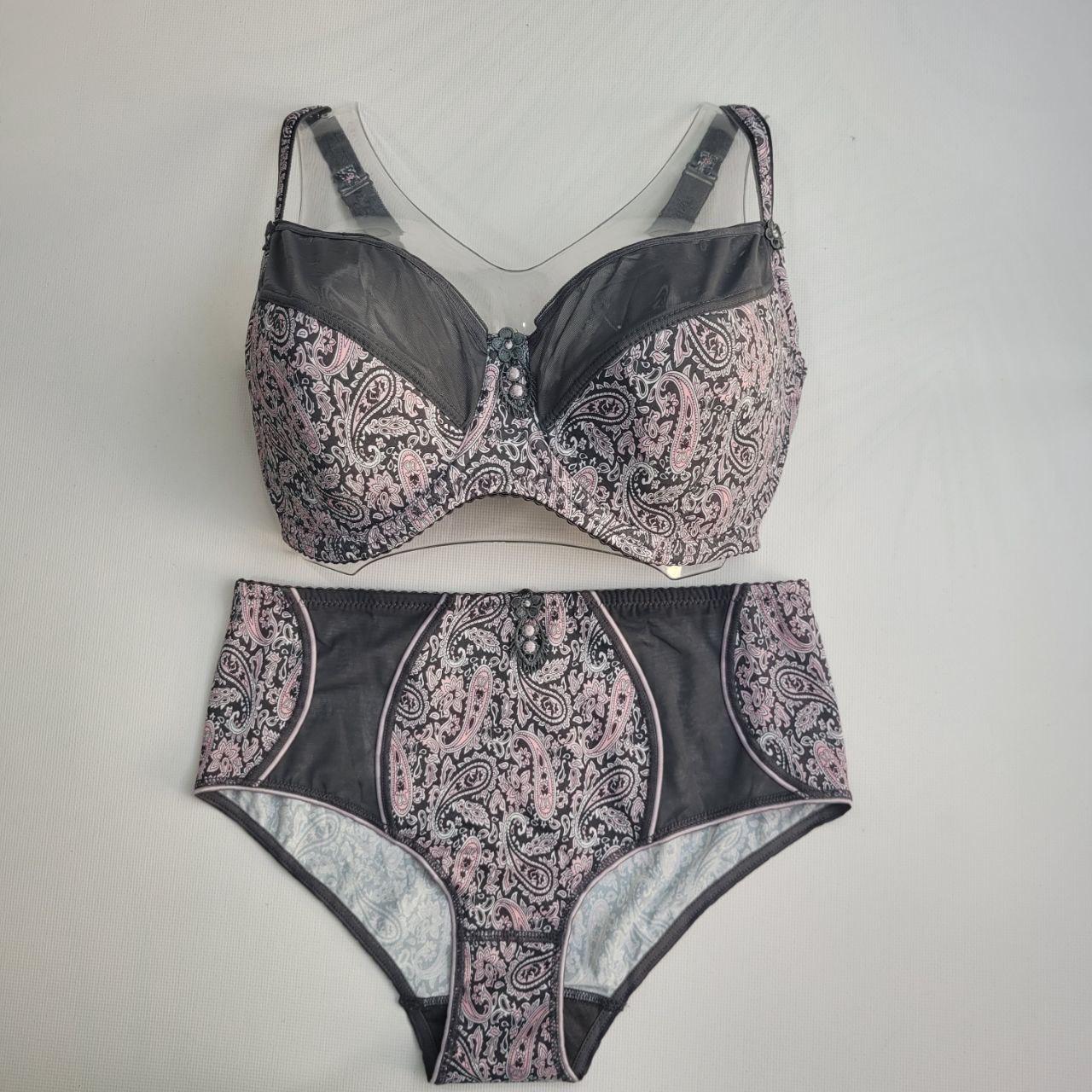 Комплект белья Lanny Mode 85G Серый/Розовый - фото 5 Комплект белья Lanny Mode 85G Серый/Розовый - фото 5