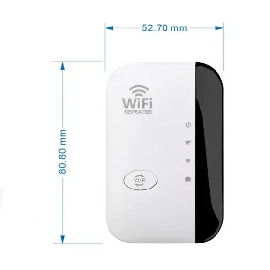 Ретранслятор бездротовий Wi-Fi 300 Mbps 2.4 ГГц Білий (2612939395) - фото 4 Ретранслятор бездротовий Wi-Fi 300 Mbps 2.4 ГГц Білий (2612939395) - фото 4