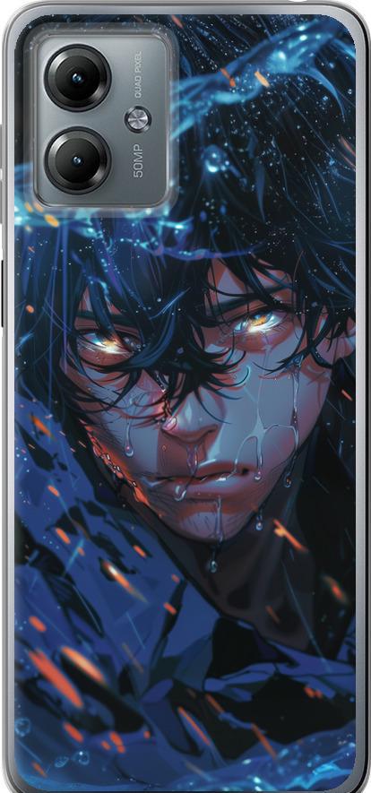 Чехол на Motorola Moto G14 Satoru Gojou (6128u-3197-42517) Чехол на Motorola Moto G14 Satoru Gojou (6128u-3197-42517)
