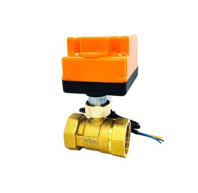 Шариковый кран FADO 1/2" с электроприводом латунь (FD-KSE01) Шариковый кран FADO 1/2" с электроприводом латунь (FD-KSE01)