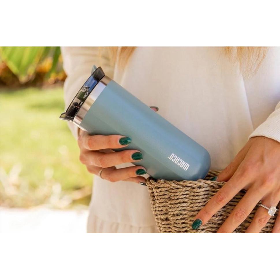 Термочашка Wacaco Octaroma Grande для напоїв 435 мл Blue (WOCT435BLU) - фото 4 Термочашка Wacaco Octaroma Grande для напоїв 435 мл Blue (WOCT435BLU) - фото 4