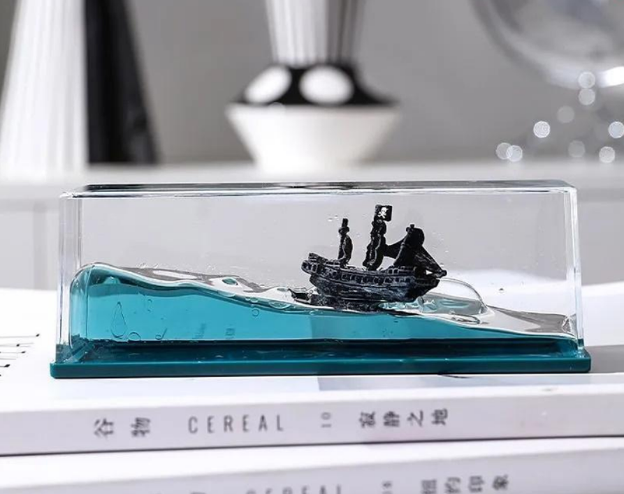 Кораблик нетонущий в колбе Черная жемчужина (GD98O) - фото 2 Кораблик нетонущий в колбе Черная жемчужина (GD98O) - фото 2