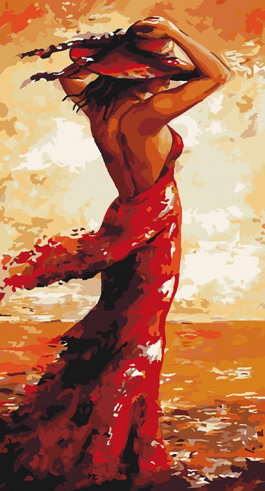 Картина по номерам Ідейка Магия женщины 27х50 см (KHO4630)