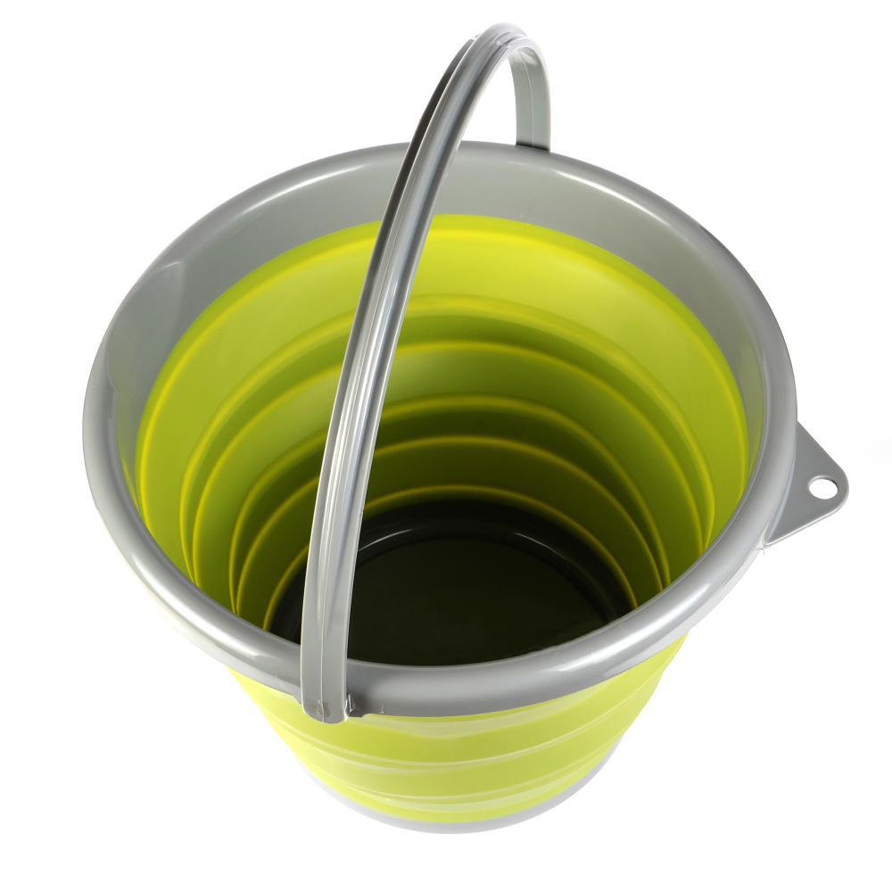 Відро складане силіконове Ranger RA 8852 10 л Салатовий (1261279695) - фото 4 Відро складане силіконове Ranger RA 8852 10 л Салатовий (1261279695) - фото 4