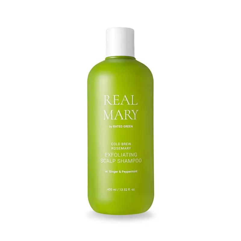 Шампунь глибокоочищуючий Real Mary Cold Brew Rosemary Exfoliating Scalp Shampoo Rated Green 400 мл (03086)