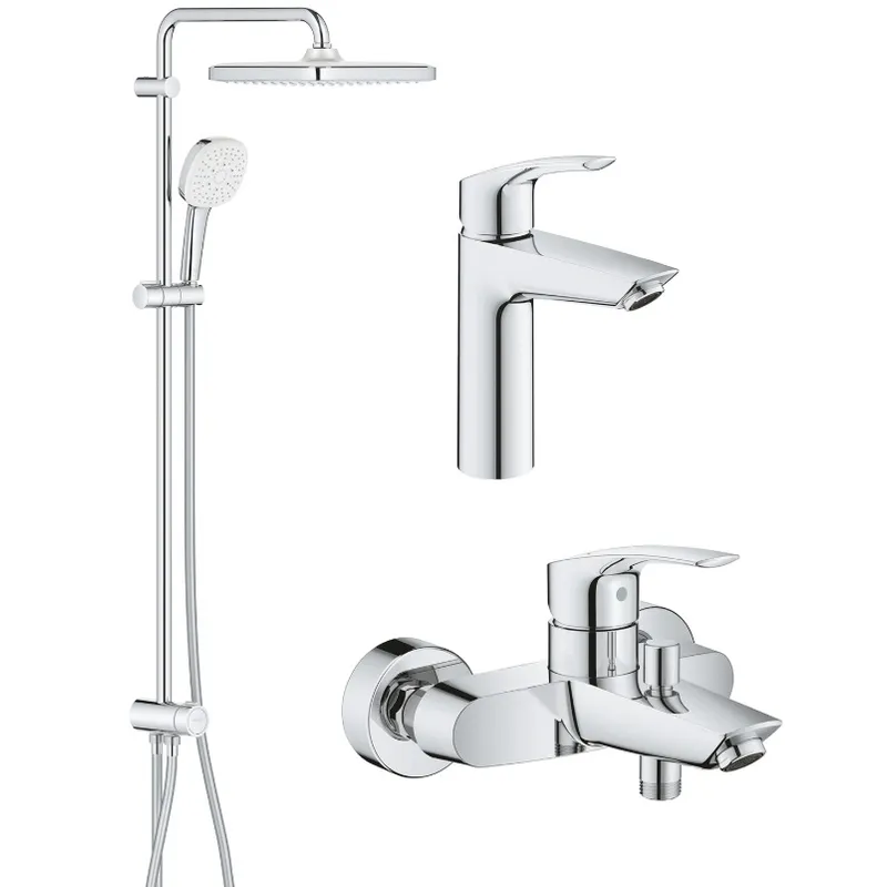 Набор смесителей для ванны Grohe Eurosmart 3в1 (UA123246R1)