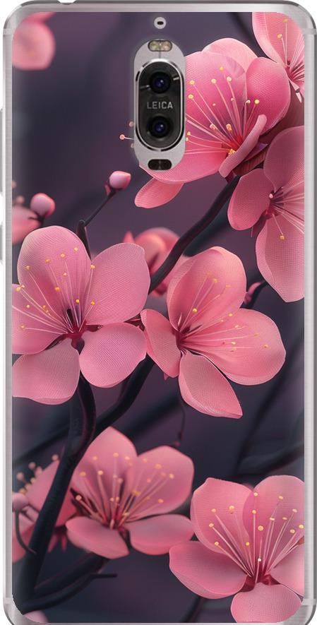 Чехол на Huawei Mate 9 Pro Пурпурная сакура (6075u-819-42517)